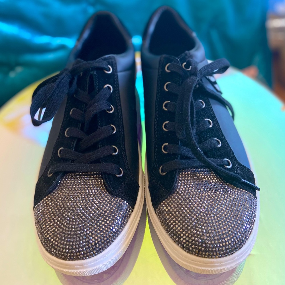 SKECHERS BLING MEMORY FOAM SNEAKERS